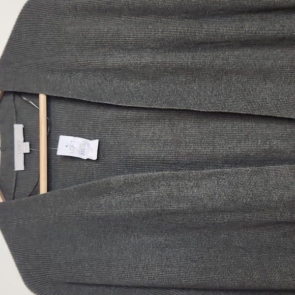 NWT! Loft Dark Green Open Front Cardigan Size Xs Women - Picture 2 of 11